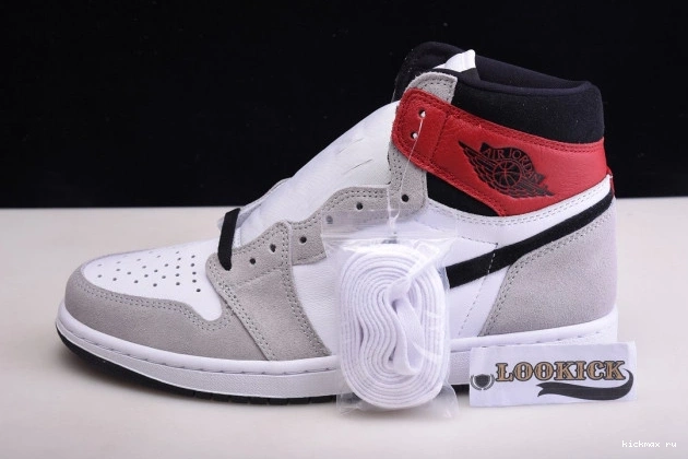 Cheap MAX OG Jordan 1 Smoke Light 555088-126 Grey High Air 0709